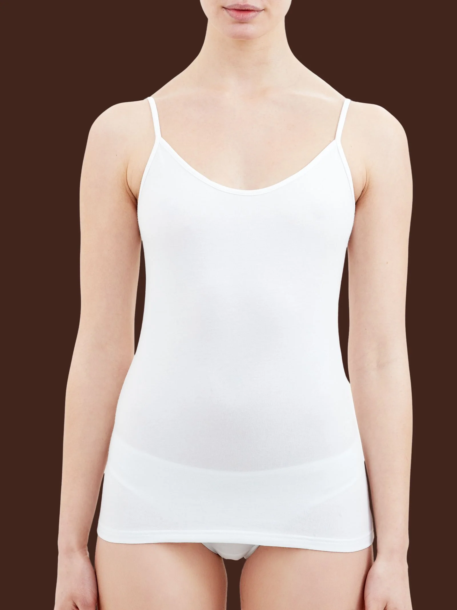 Pocket - Top in cotone elasticizzato - B.co Bipack