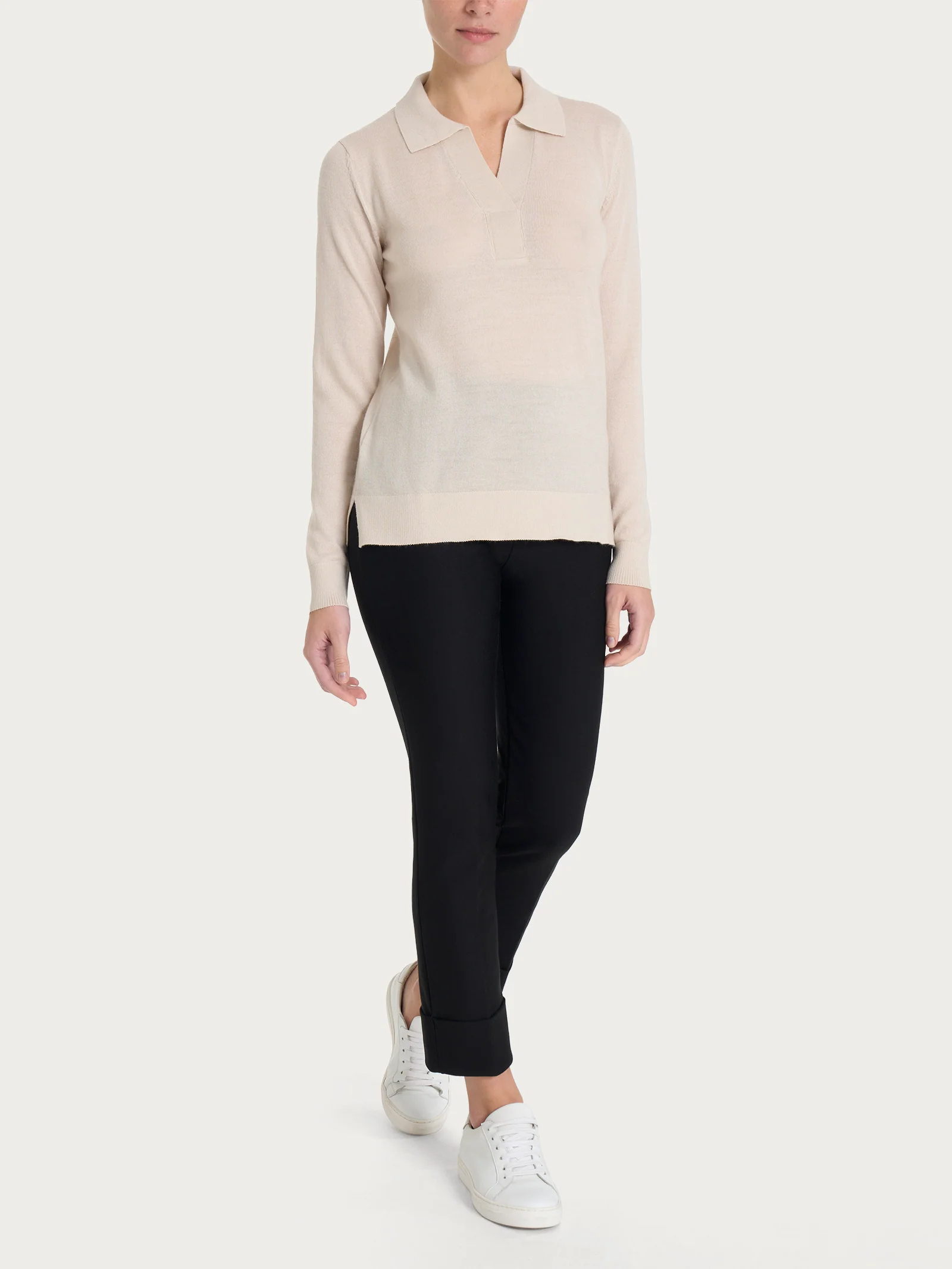 Polo in Merino Soft - Colony Blue - Image 3