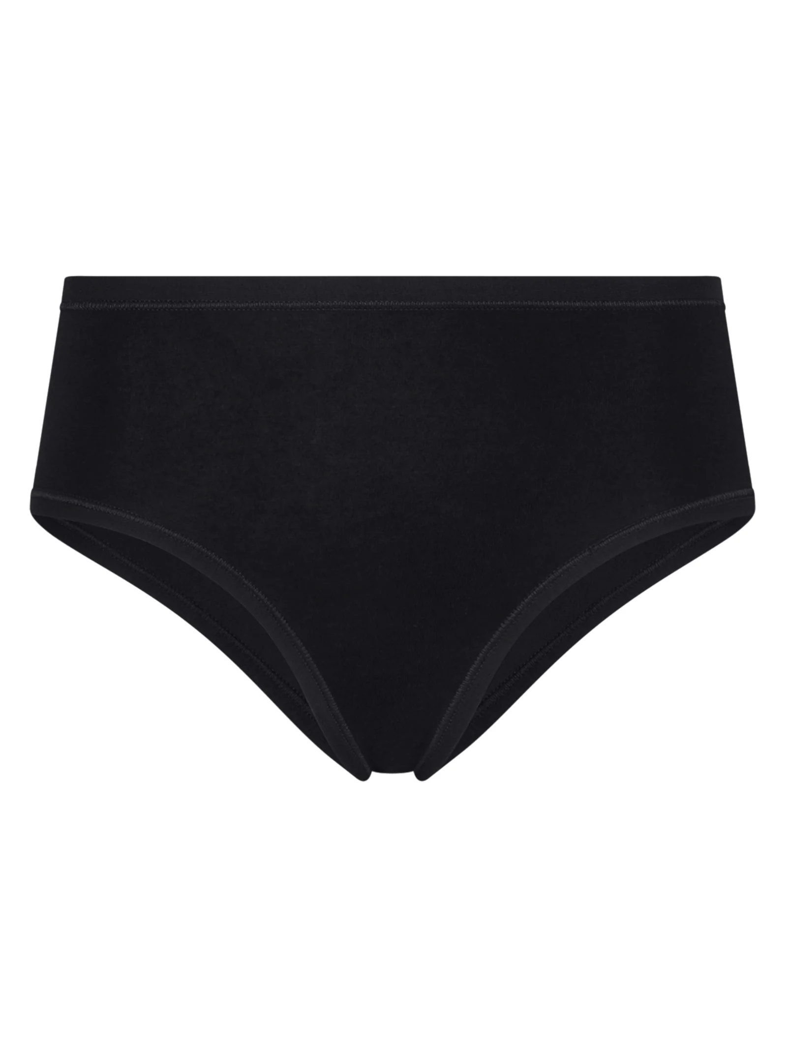 Skin - Slip midi in cotone e modal - Nero Bipack