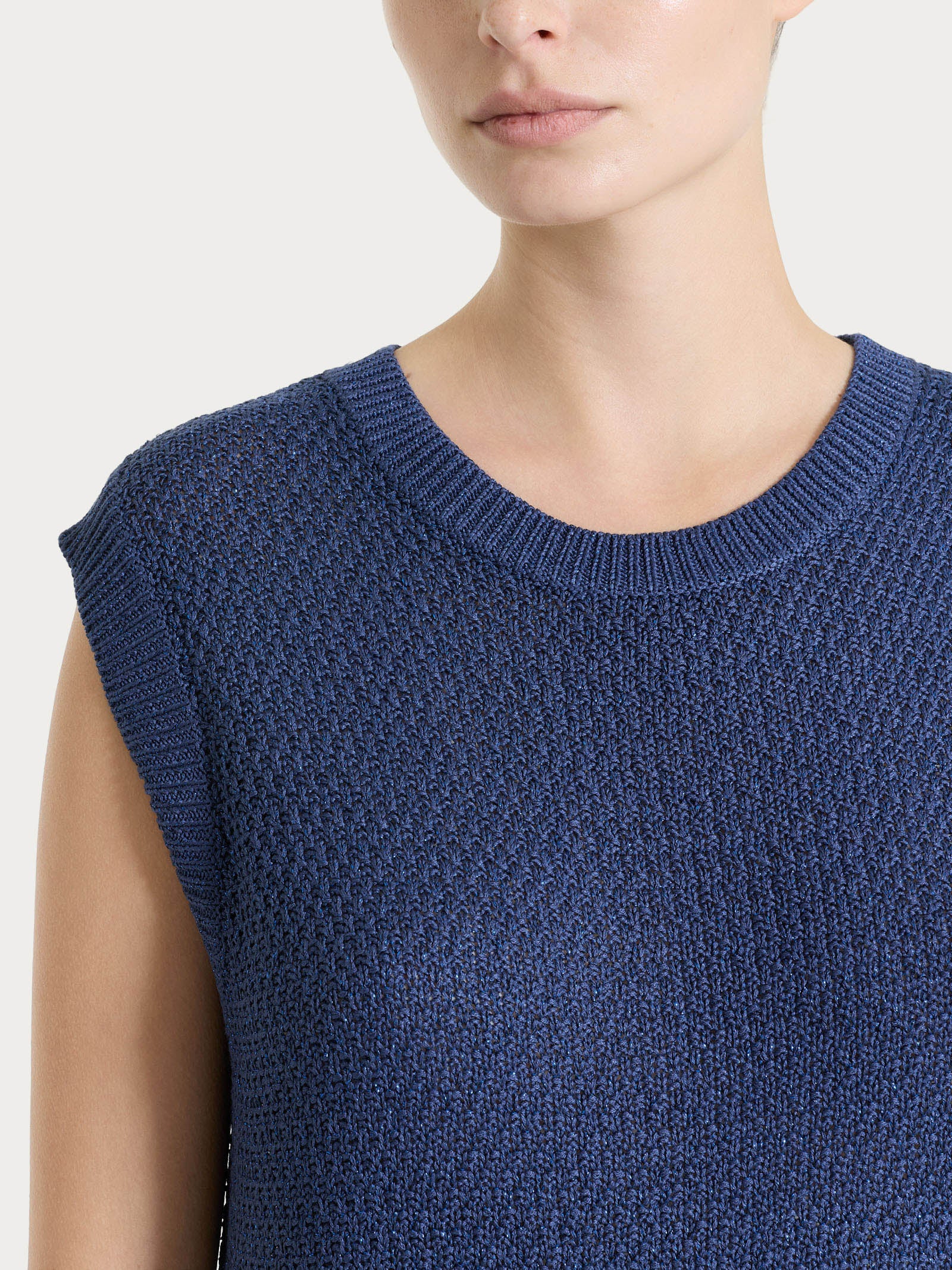 Smanicato in Lurex Rice Stitch - Oceana - Image 3