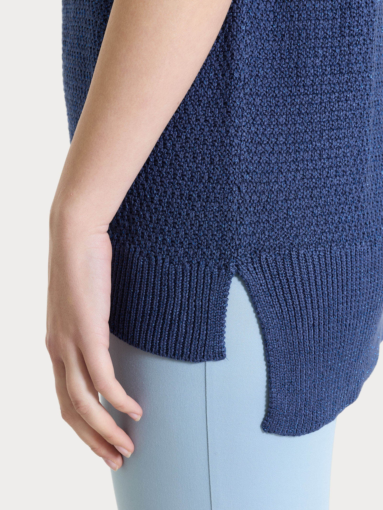 Smanicato in Lurex Rice Stitch - Oceana - Image 4