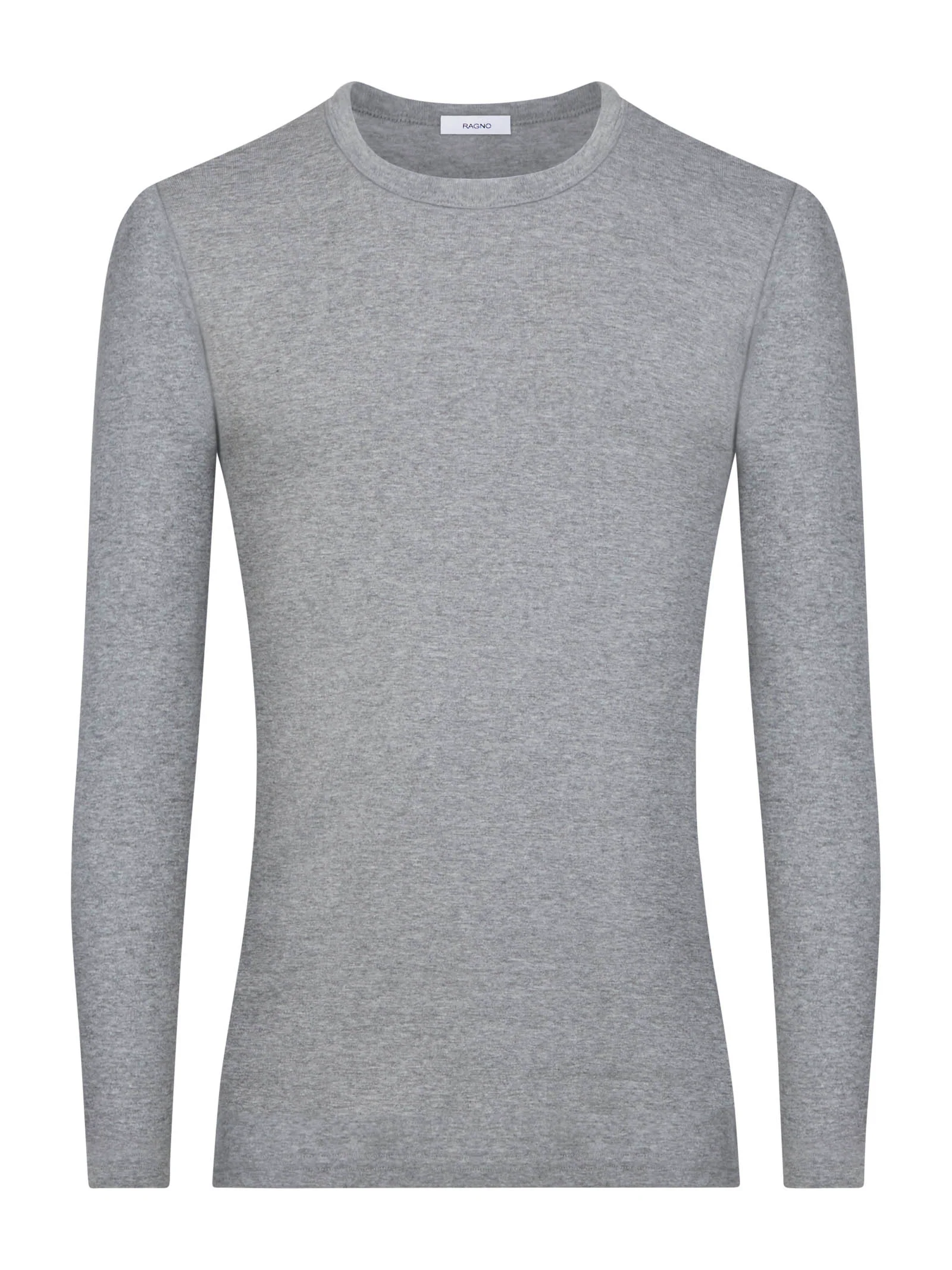 Thermo Cotton - Maglietta a manica lunga in caldo cotone - Argento Mel.